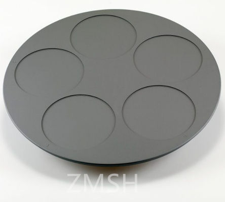 Silikon Karbida Trays SiC wafer plat tray untuk ICP mengukir MOCVD Susceptor Wear Resistant